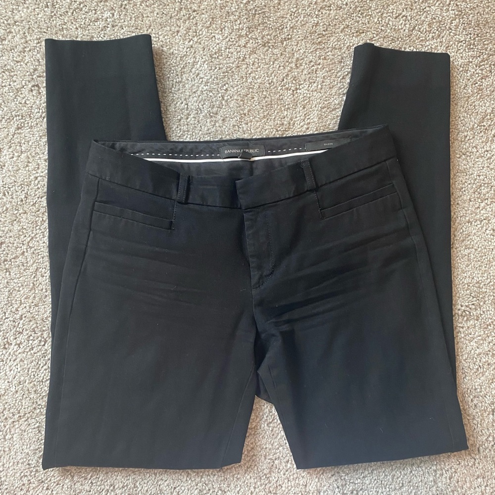 Banana Republic Ankle Black Pants